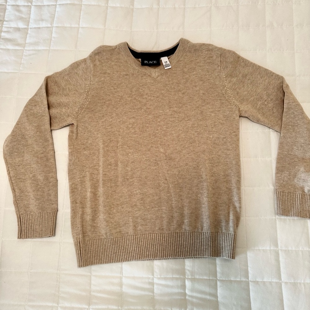 The Children's Place Tan Crewneck Sweater